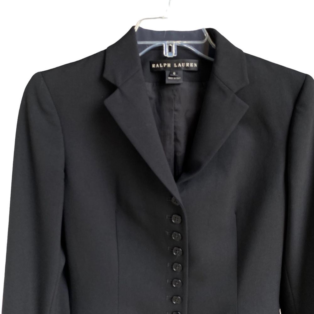 Ralph Lauren Black Label Wool Blazer Size 6 - Picture 2 of 9